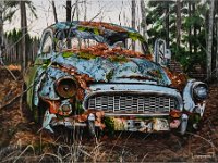 Akryl na platne 2026-05  Octavia Forest Edition - 50x70 cm - PRODÁNO